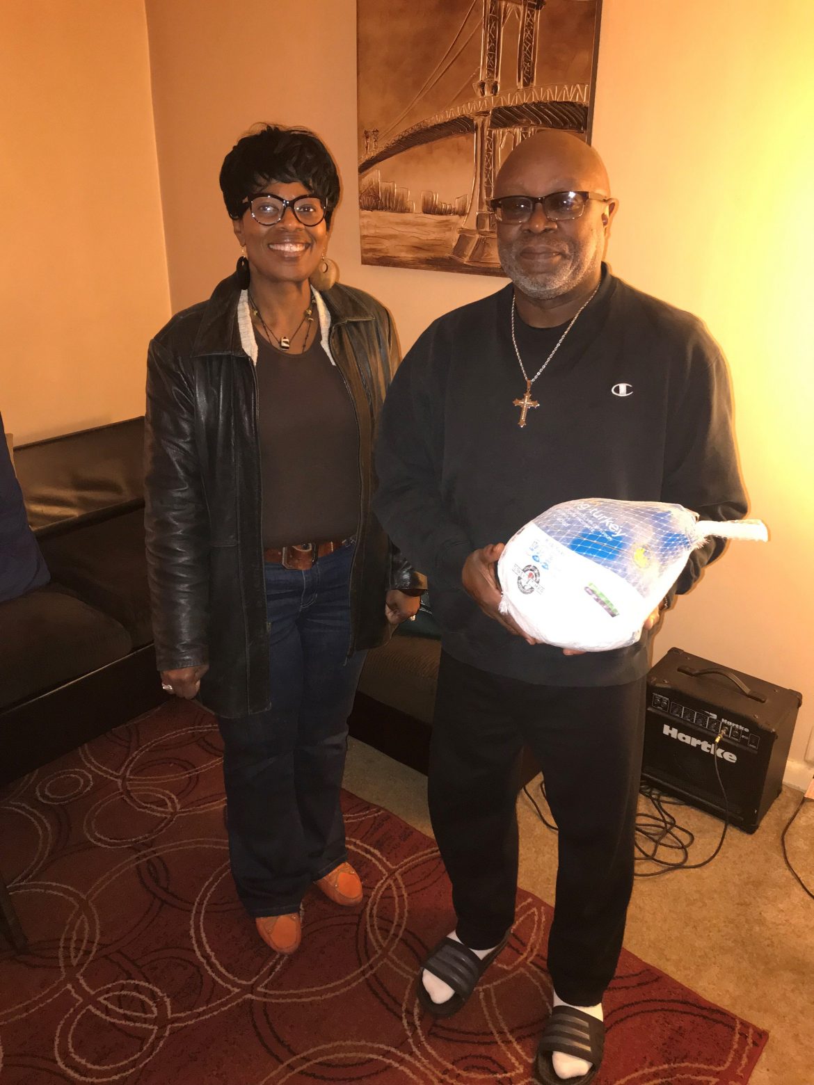 Turkey donation to our community